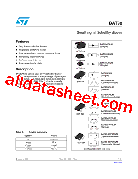 BAT30AWFILM型号图片