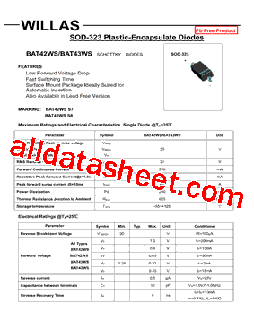 BAT42WSS7型号图片