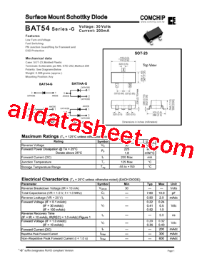 BAT54C-G型号图片