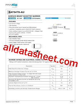 BAT54TS-AU型号图片