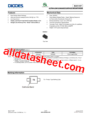 BAV116T-7型号图片