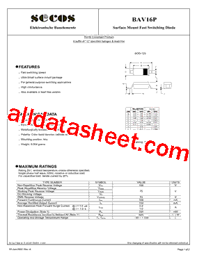 BAV16P_15型号图片