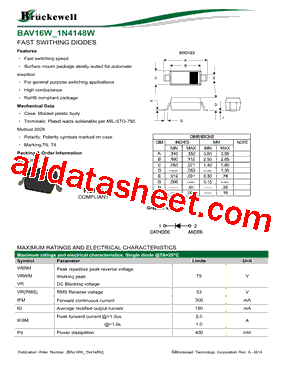 BAV16W_1N4148W型号图片