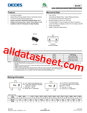 BAV99-13-F型号图片