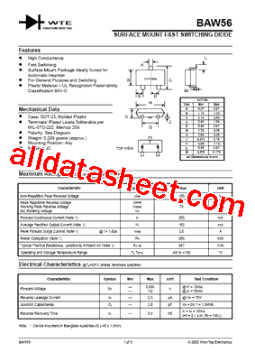 BAW56-T3型号图片