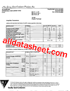 BC174B型号图片