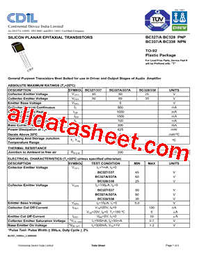 BC328PNP型号图片