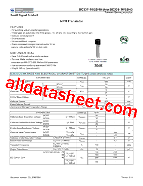 BC337-16-B0B1G型号图片