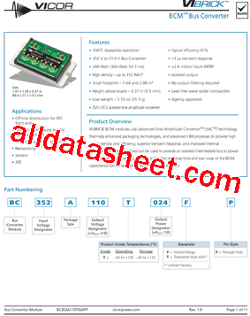 BC352A110T024TP型号图片