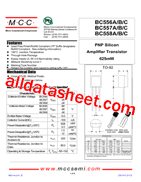 BC557ATA型号图片