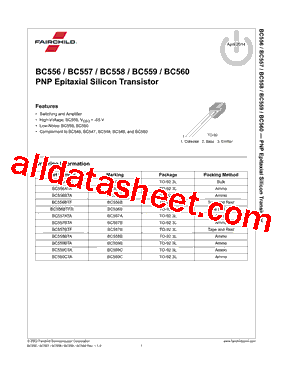 BC558CBU型号图片