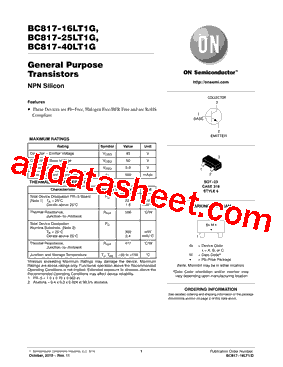BC817-25LT1G型号图片