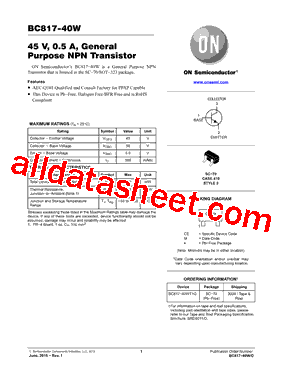 BC817-40WT1G型号图片