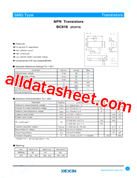 BC818-40LT1G型号图片