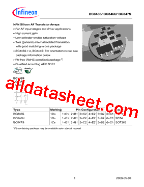 BC846S,125型号图片