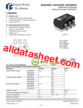 BC847ADW型号图片