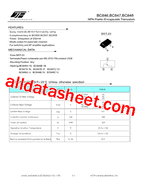 BC847B型号图片