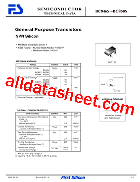 BC847S-B型号图片