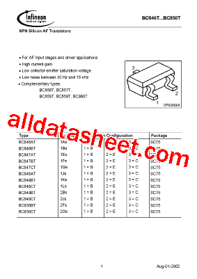 BC849BT型号图片