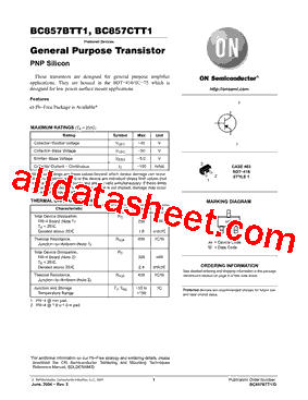 BC857CTT1型号图片