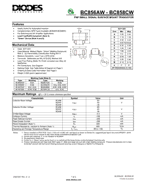 BC858CWH6327型号图片