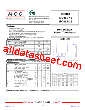 BC869,135型号图片