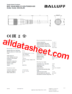 BCC0L20型号图片