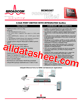 BCM5387KFBG型号图片