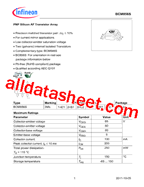BCM856SH6327型号图片