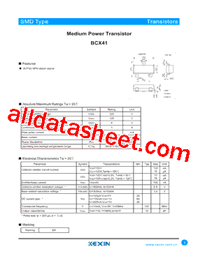 BCX41E6327型号图片