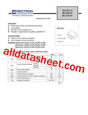 BCX53V型号图片