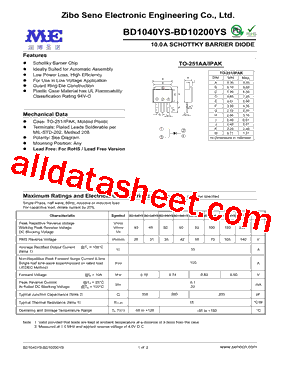 BD1040YS型号图片