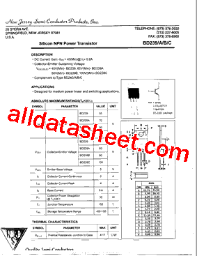 BD239BTU型号图片