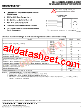 BD243BTU型号图片