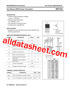 BD743C型号图片