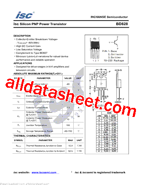 BD828型号图片