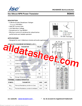 BD843型号图片