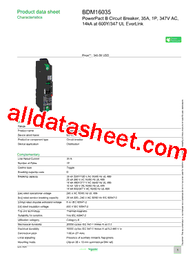 BDM16035型号图片