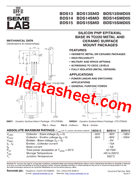 BDS15SMD型号图片