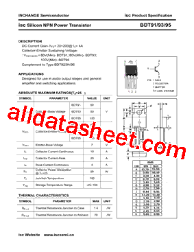 BDT91型号图片