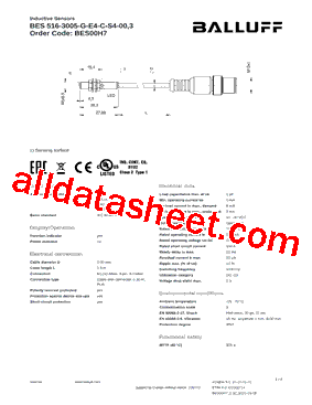 BES00H7型号图片