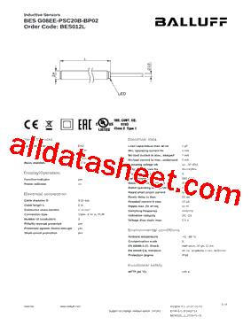 BES012L型号图片