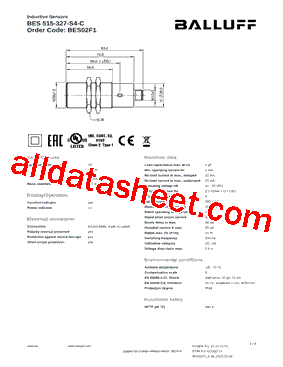 BES515-327-S4-C型号图片