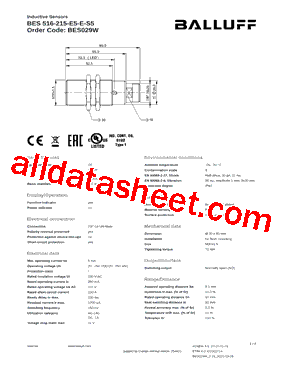 BES516-215-E5-E-S5型号图片