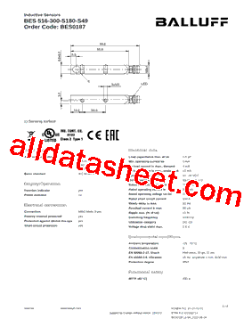 BES516-300-S180-S49型号图片