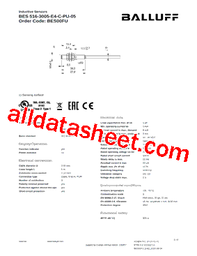 BES516-3005-E4-C-PU-05型号图片