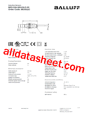 BES516-383-E4-C-03型号图片