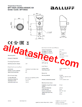 BFT6025-JC003-A00A0C-S4型号图片