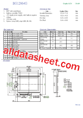 BG12864G型号图片