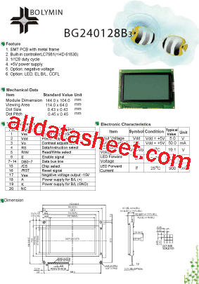 BG240128B3型号图片